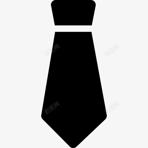 领带衣服42结实图标svg_新图网 https://ixintu.com 结实 衣服42 领带
