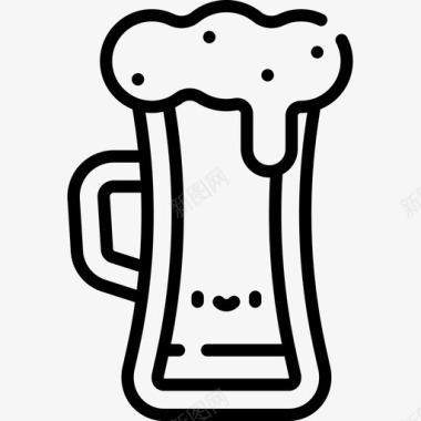 啤酒啤酒节24直系图标图标