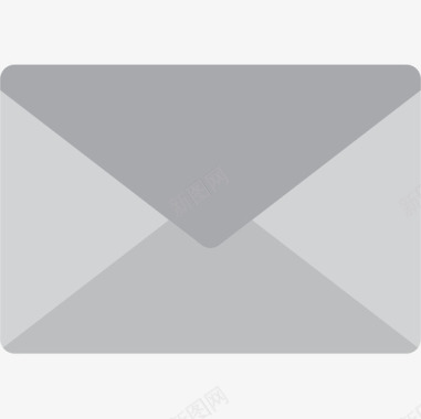 电子邮件基本装备2号扁平图标图标