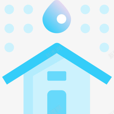 房子家庭维修3蓝色图标图标