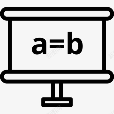 数学教育54线性图标图标