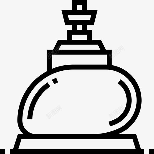 基提约塔地标4直线形图标svg_新图网 https://ixintu.com 地标4 基提约塔 直线形