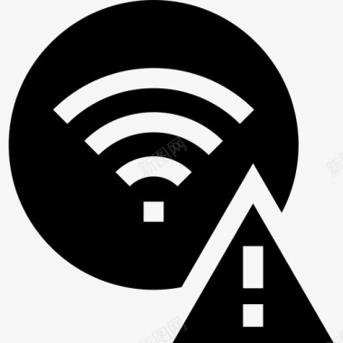 Wifi通知5已填充图标图标