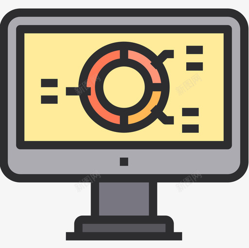 分析会议3线性颜色图标svg_新图网 https://ixintu.com 会议3 分析 线性颜色