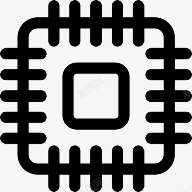 Cpu思维26线性图标图标