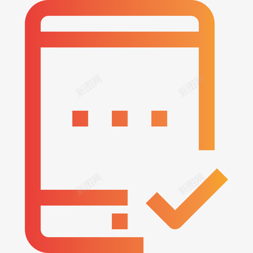 平板电脑手机5渐变图标svg_新图网 https://ixintu.com 平板电脑 手机5 渐变