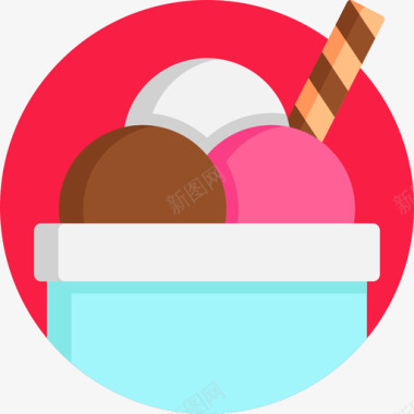 冰激凌甜糖果无糖图标图标