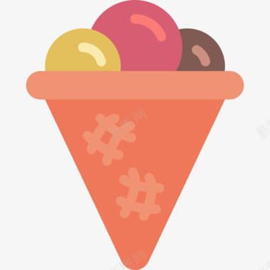 冰淇淋夏令时3无糖图标图标