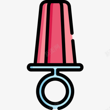 果冻糖果店13线性颜色图标图标