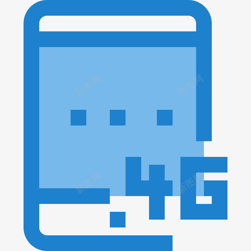 平板电脑手机6蓝色图标svg_新图网 https://ixintu.com 平板电脑 手机6 蓝色