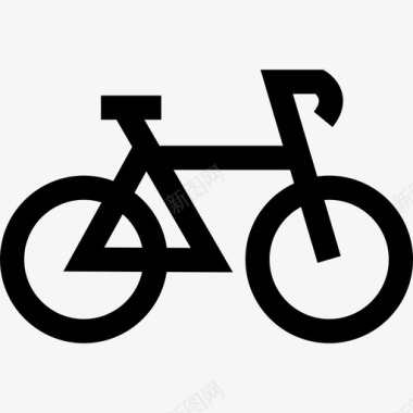 自行车健身器材8直线型图标图标