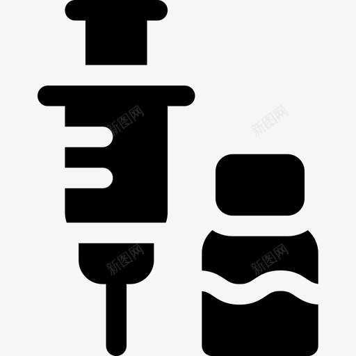 疫苗药物17填充图标svg_新图网 https://ixintu.com 填充 疫苗 药物17