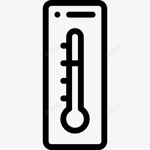 温度计秋季37线性图标svg_新图网 https://ixintu.com 温度计 秋季37 线性