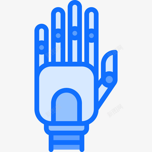 机械臂未来3蓝色图标svg_新图网 https://ixintu.com 未来3 机械臂 蓝色