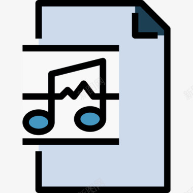 音频文件文件和文件10线性颜色图标图标