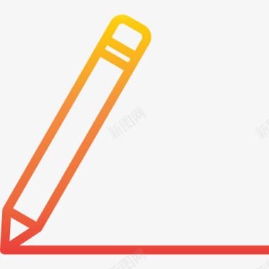 铅笔教育151梯度图标图标