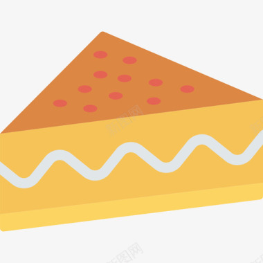 糕点食品59扁平图标图标