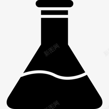 烧瓶科学59装满图标图标