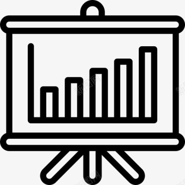 列报会计直线图标图标