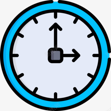 时钟startups7线性颜色图标图标