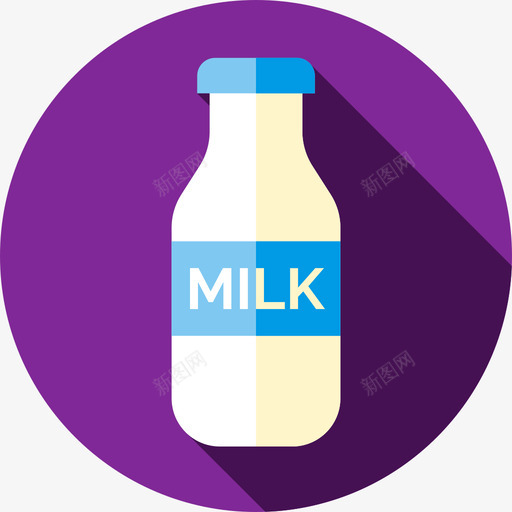 牛奶面包房36平的图标svg_新图网 https://ixintu.com 平的 牛奶 面包房36