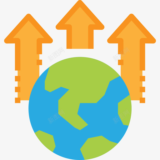 地球仪生态137扁平图标svg_新图网 https://ixintu.com 地球仪 扁平 生态137