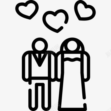 婚姻爱情52直系图标图标
