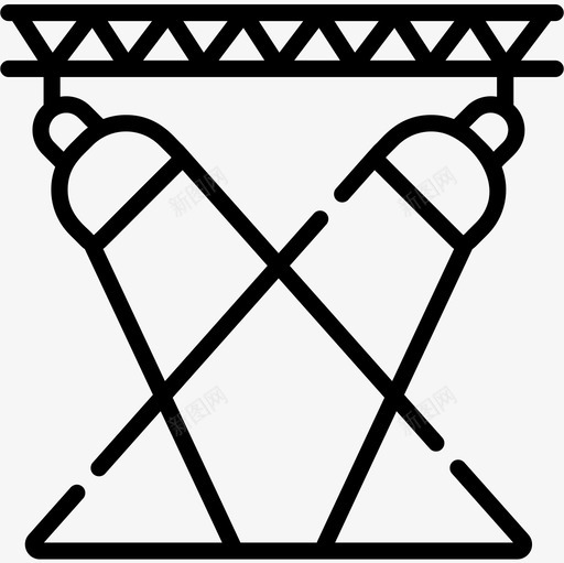 聚光灯第4场直线图标svg_新图网 https://ixintu.com 直线 第4场 聚光灯