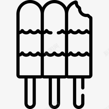 冰淇淋糖果店14直营图标图标