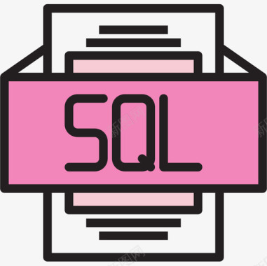 Sql文件类型2线性颜色图标图标