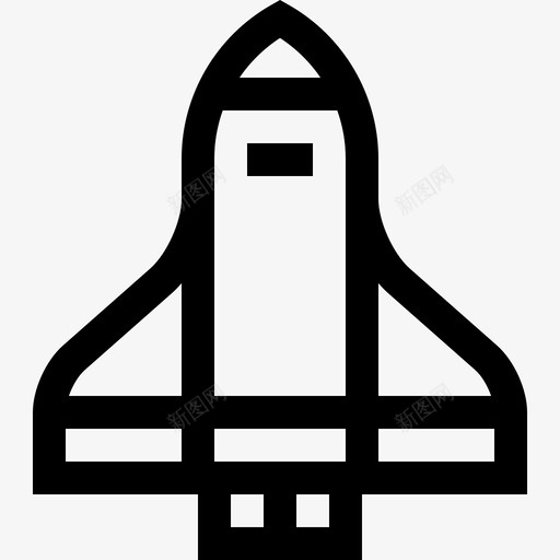 航天飞机航空15直线型图标svg_新图网 https://ixintu.com 直线型 航天飞机 航空15