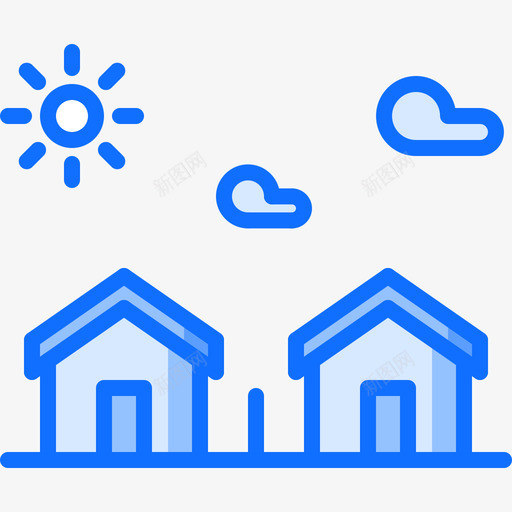 豪斯真实状态7蓝色图标svg_新图网 https://ixintu.com 真实状态7 蓝色 豪斯