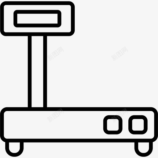 重量测量线性图标svg_新图网 https://ixintu.com 测量 线性 重量