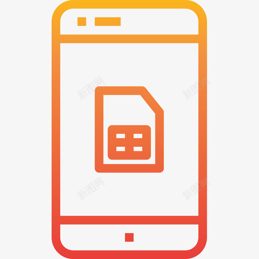 智能手机智能技术9渐变图标svg_新图网 https://ixintu.com 智能手机 智能技术9 渐变