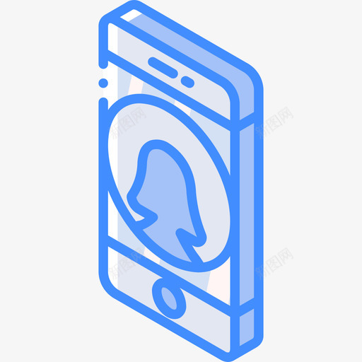 智能手机移动功能22蓝色图标svg_新图网 https://ixintu.com 智能手机 移动功能22 蓝色