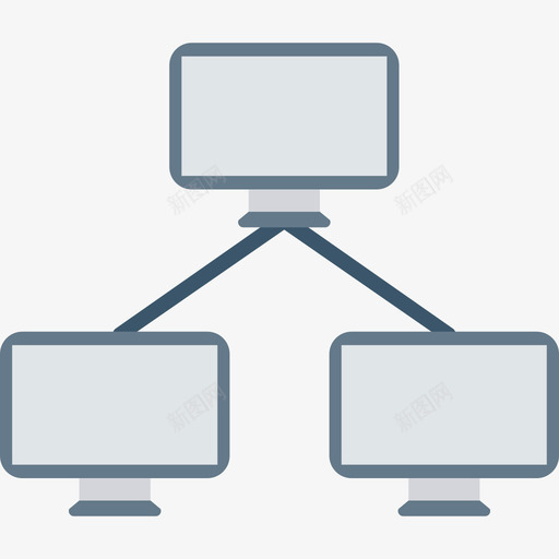 网络通信82扁平图标svg_新图网 https://ixintu.com 扁平 网络 通信82