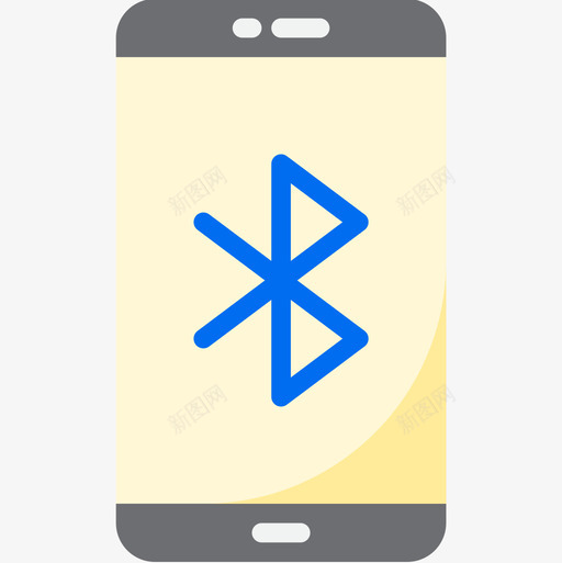 蓝牙移动应用8扁平图标svg_新图网 https://ixintu.com 扁平 移动应用8 蓝牙