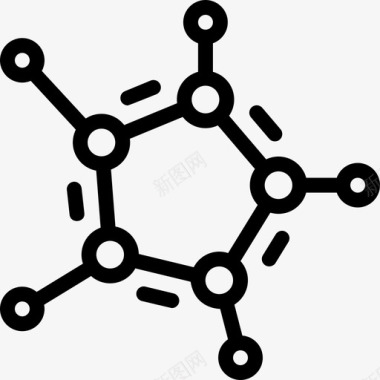 分子技术42线性图标图标