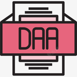 daaDaa文件类型2线性颜色图标高清图片