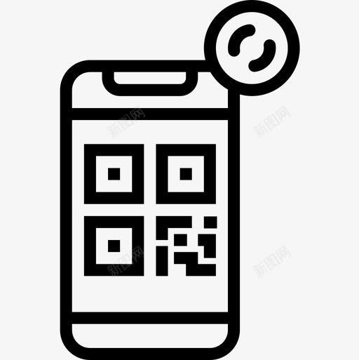 智能手机营销48线性图标svg_新图网 https://ixintu.com 智能手机 线性 营销48