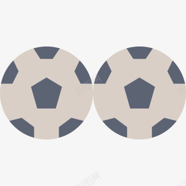 足球足球元素2平坦图标图标