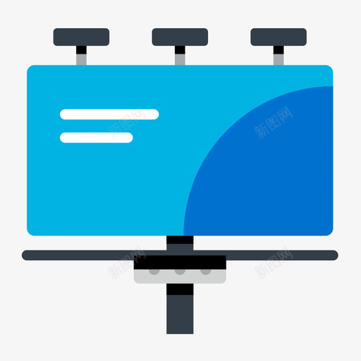 广告牌svg_新图网 https://ixintu.com 广告牌 简约 多色