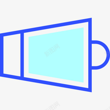 扩音器商业和创业线性颜色图标图标