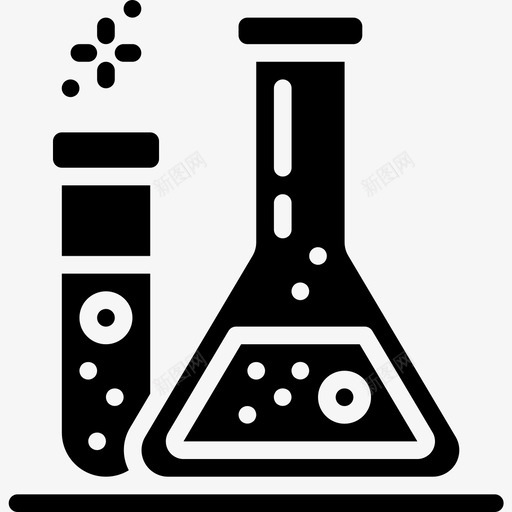 烧瓶科学63填充图标svg_新图网 https://ixintu.com 填充 烧瓶 科学63