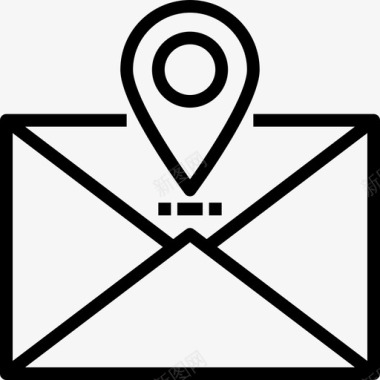 电子邮件地址2直拨图标图标