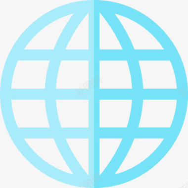 全球社交网络11扁平图标图标