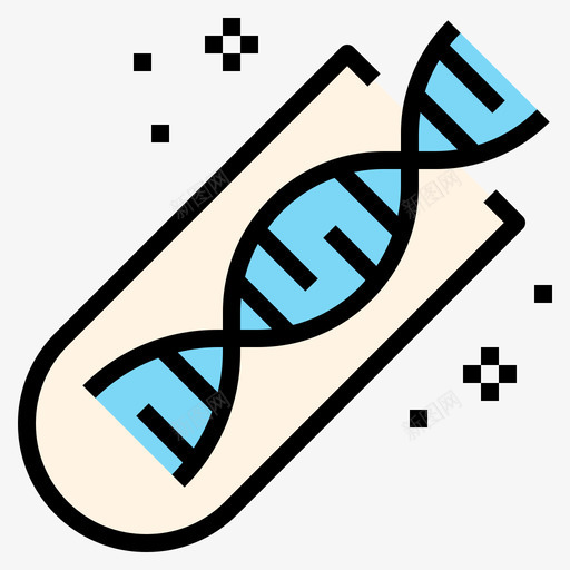 试管遗传学2线性颜色图标svg_新图网 https://ixintu.com 线性颜色 试管 遗传学2