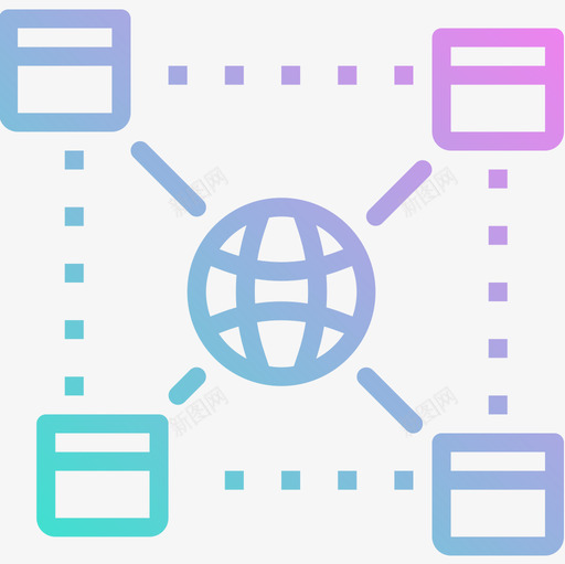 互联网人工智能2梯度图标svg_新图网 https://ixintu.com 互联网 人工智能2 梯度