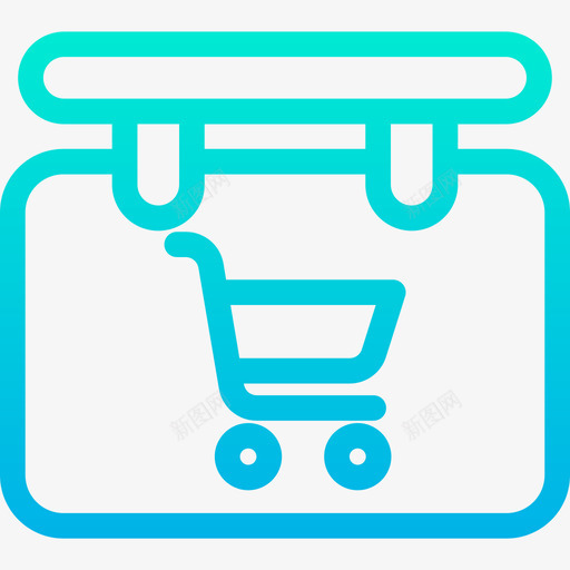 购物标志118号梯度图标svg_新图网 https://ixintu.com 118号 梯度 购物标志