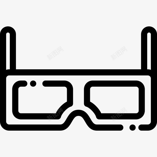 3d眼镜风景艺术17线性图标svg_新图网 https://ixintu.com 3d眼镜 线性 风景艺术17